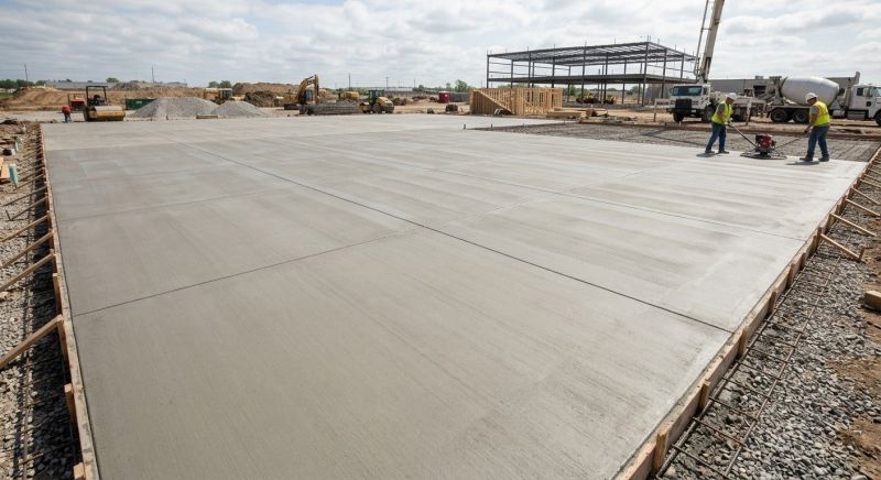 Commercial Slab Construction in Cary, NC