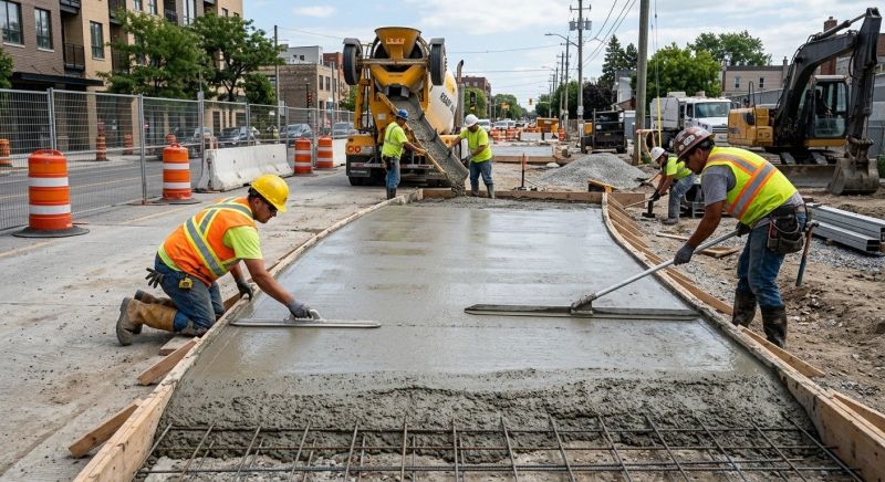 Concrete Pavement Construction Service